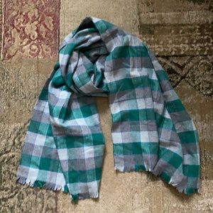 GAP plaid flannel scarf